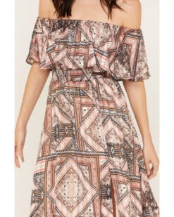 Shyanne Women's Off The Shoulder Ruffle Midi Dress -Velora Studio Shop 2000382840 202 P3