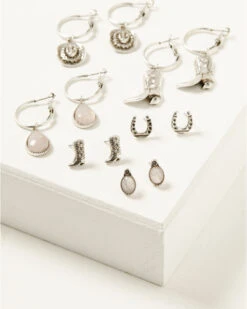 Shyanne Women's Moonbeam Western Earrings Set - 6 Piece