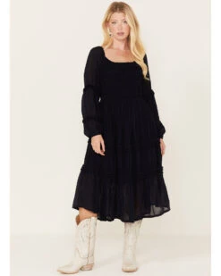 Idyllwind Women's Romantic Ruffle Dress -Velora Studio Shop 2000382988 402 P3