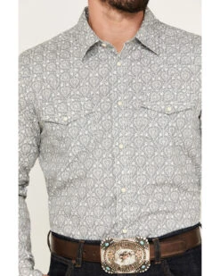 Gibson Men's Goldfield Floral Print Long Sleeve Western Pearl Snap Shirt  -Velora Studio Shop 2000383239 060 P3