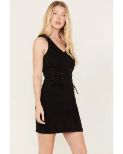 Idyllwind Women's Benton Denim Lace-Up Dress -Velora Studio Shop 2000383281 001 P3