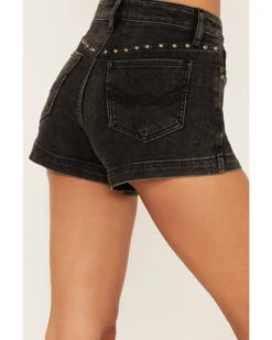 Idyllwind Women's Delrose Drive High Rise Studded Stretch Denim Shorts 7 Idyllwind Women's Delrose Drive High Rise Studded Stretch Denim Shorts -Velora Studio Shop 2000383302 001 P4