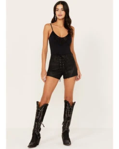 Idyllwind Women's Horseshoe Lane High Risin Coated Lace-Up Shorts