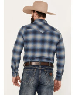 Pendleton Men's Wyatt Plaid Print Long Sleeve Western Snap Shirt -Velora Studio Shop 2000383549 401 P4