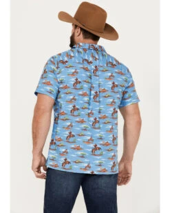 Cinch Men's Camp Tumbleweed Cowboy Short Sleeve Button-Down Western Shirt 7 Cinch Men's Camp Tumbleweed Cowboy Short Sleeve Button-Down Western Shirt -Velora Studio Shop 2000383903 400 P4