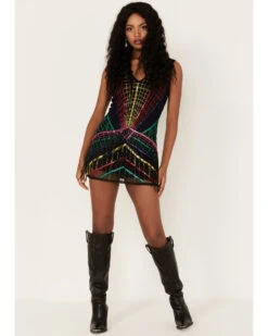 Any Old Iron Women's Multicolored Beaded Dress -Velora Studio Shop 2000384068 001 P3