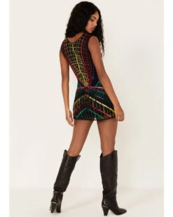Any Old Iron Women's Multicolored Beaded Dress -Velora Studio Shop 2000384068 001 P5