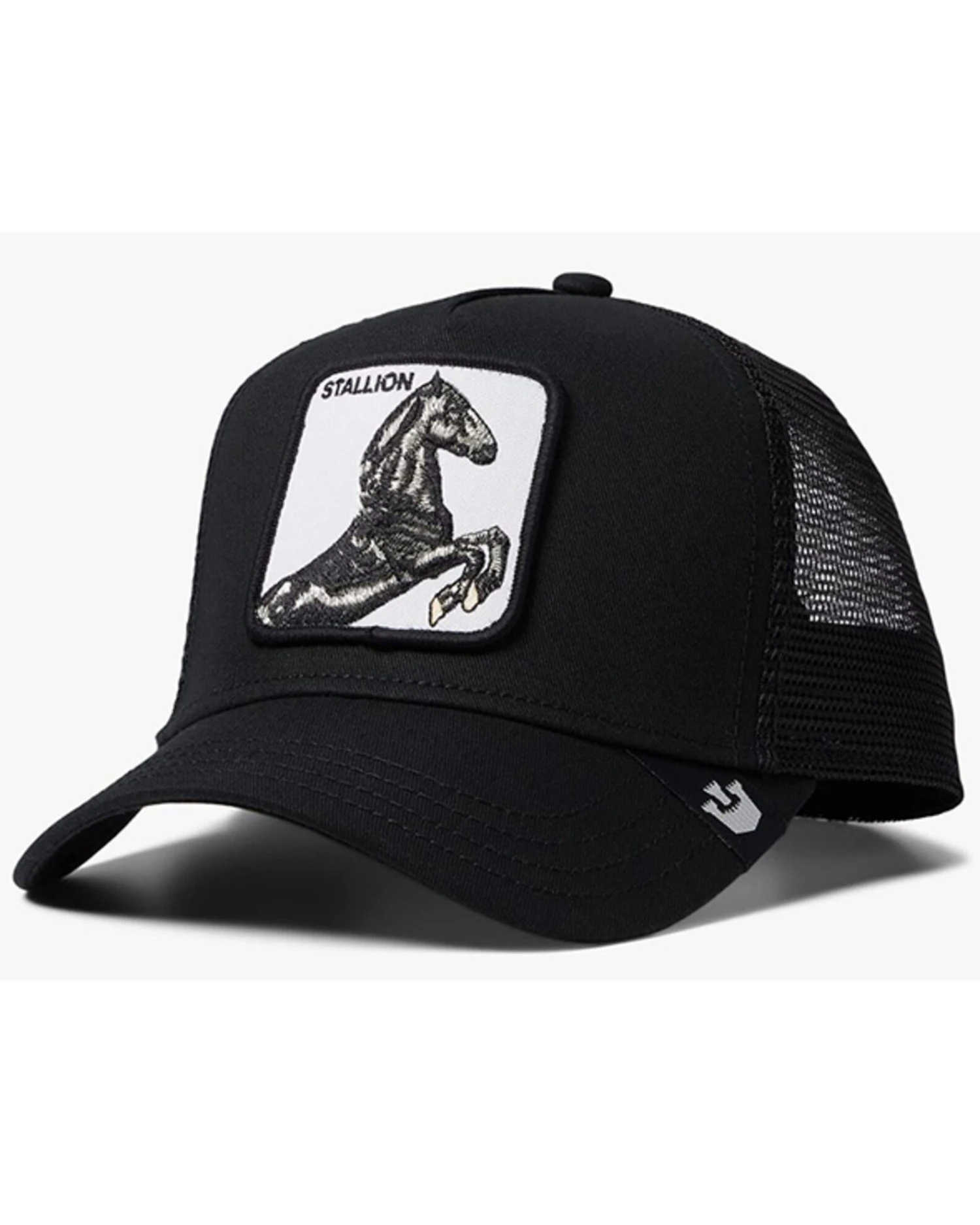 Goorin Bros Men's Black Stallion Trucker Ball Cap 1 Goorin Bros Men's Black Stallion Trucker Ball Cap