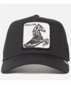Goorin Bros Men's Black Stallion Trucker Ball Cap 5 Goorin Bros Men's Black Stallion Trucker Ball Cap -Velora Studio Shop 2000384071 001 P3