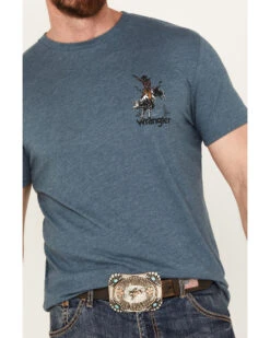 Wrangler Men's Rodeo Yee Haw Short Sleeve Graphic T-Shirt -Velora Studio Shop 2000384340 403 P3