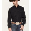 Wrangler Men's Performance Long Sleeve Western Snap Shirt