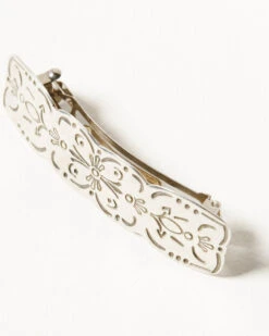 Boot Barn X Double D Women's Exclusive Silver Bridal Barrette -Velora Studio Shop 2000384456 040 P3