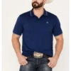 Ariat Men's Logo Short Sleeve Fitted Polo