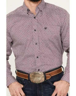 Ariat Men's Demetri Classic Fit Long Sleeve Button-Down Western Shirt -Velora Studio Shop 2000384541 646 P3