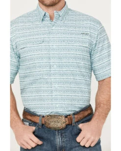 Ariat Men's VentTEK Outbound Southwestern Print Classic Fit Short Sleeve Button Down Shirt -Velora Studio Shop 2000384563 441 P3