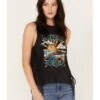 Rock & Roll Denim Women's Vintage Graphic Fringe Tank