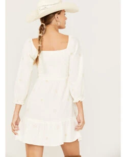 Jolt Women's Long Sleeve Smocked Dress -Velora Studio Shop 2000385632 103 P4