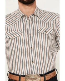 Cody James Men's Tie Down Striped Short Sleeve Western Snap Shirt -Velora Studio Shop 2000385976 100 P3