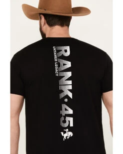 RANK 45 Men's Bronco Coral Short Sleeve Graphic T-Shirt -Velora Studio Shop 2000386316 001 P4