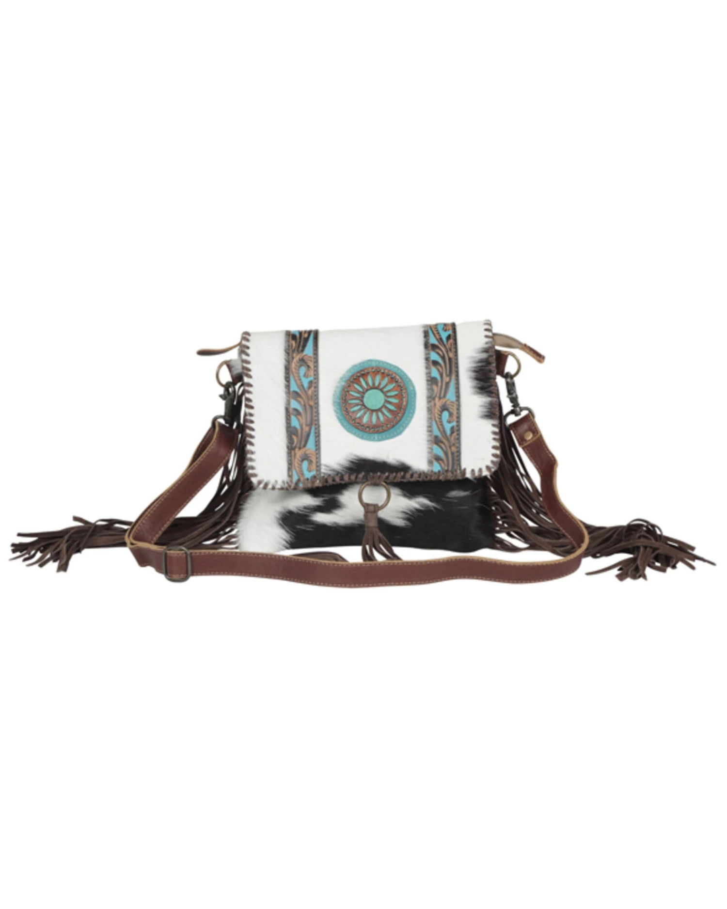 Myra Women's Dreamcatcher Hand Tooled Bag 1 Myra Women's Dreamcatcher Hand Tooled Bag