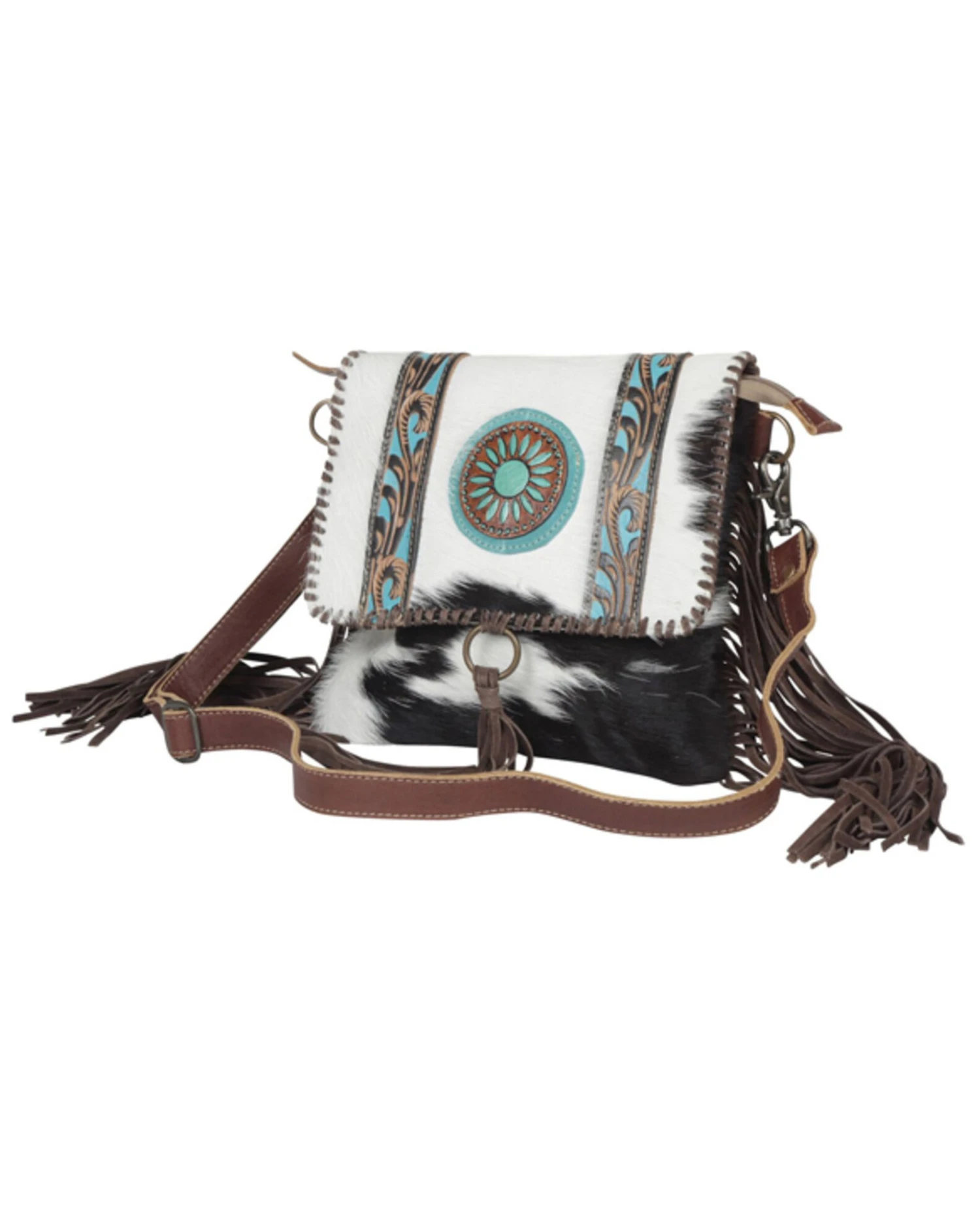 Myra Women's Dreamcatcher Hand Tooled Bag 2 Myra Women's Dreamcatcher Hand Tooled Bag - Image 2