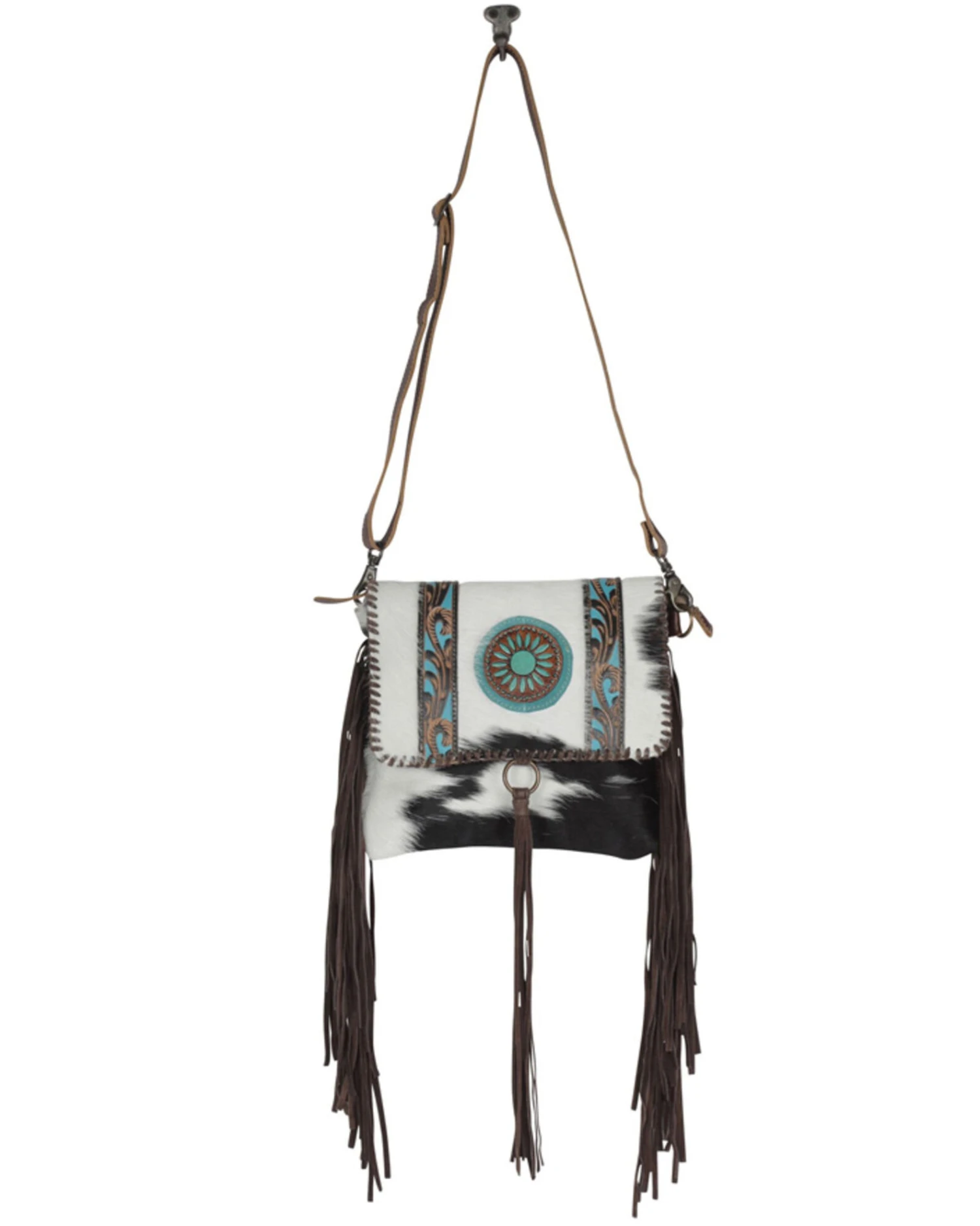 Myra Women's Dreamcatcher Hand Tooled Bag 4 Myra Women's Dreamcatcher Hand Tooled Bag - Image 4