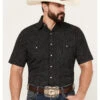 Ely Walker Men's Geo Print Short Sleeve Western Snap Shirt