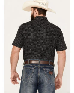 Ely Walker Men's Geo Print Short Sleeve Western Snap Shirt -Velora Studio Shop 2000386613 001 P4