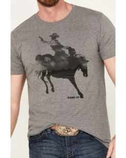 RANK 45 Men's Bucking Horse Short Sleeve Graphic T-Shirt -Velora Studio Shop 2000386793 020 P3