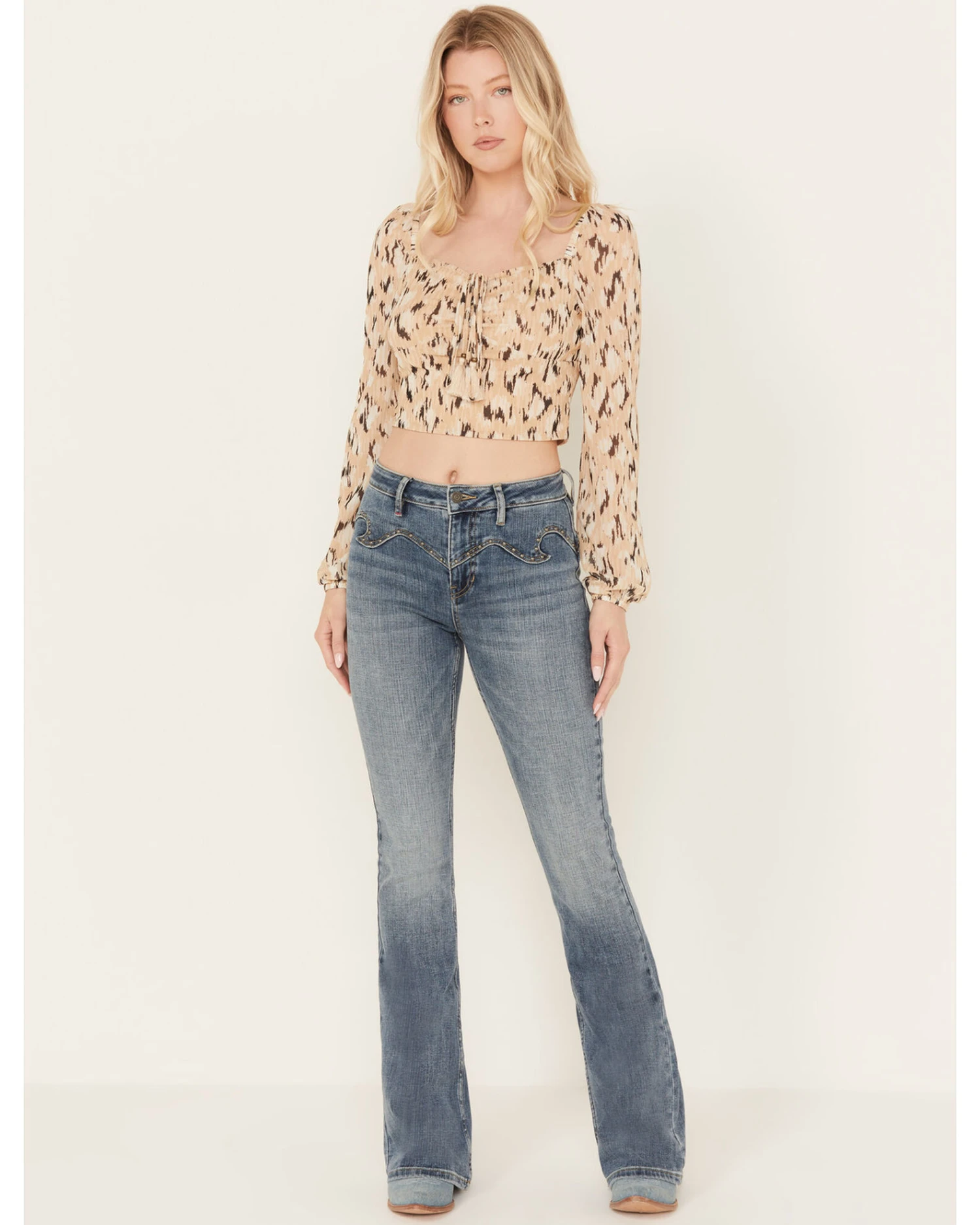 Idyllwind Women's Beasley Gypsy High Rise Western Yoke Stretch Bootcut Jeans 1 Idyllwind Women's Beasley Gypsy High Rise Western Yoke Stretch Bootcut Jeans