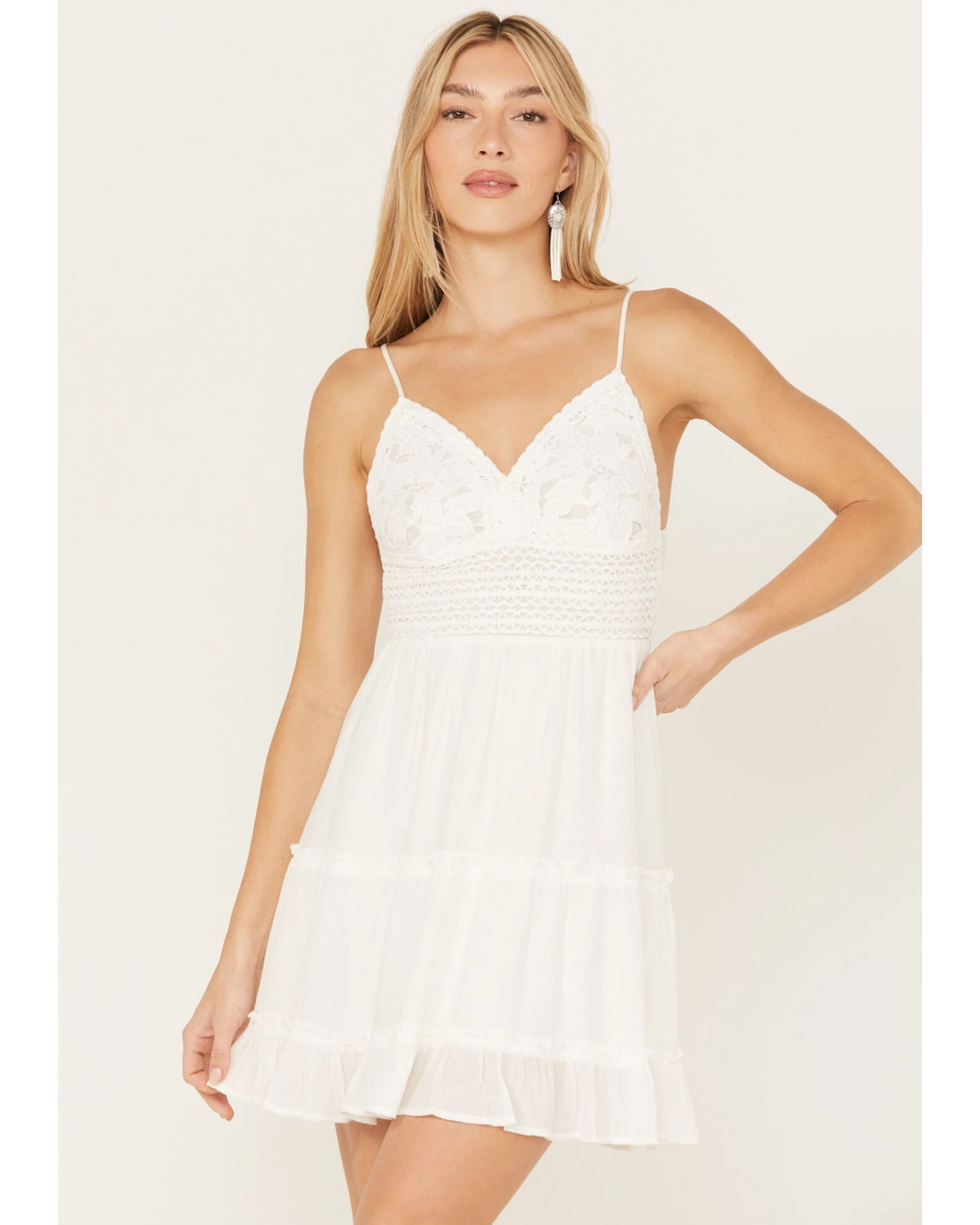 Shyanne Women's Lace Crochet Dress 1 Shyanne Women's Lace Crochet Dress