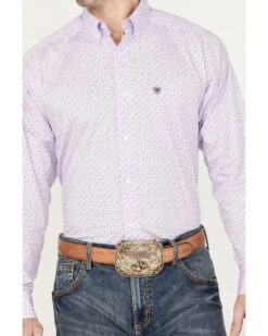 Ariat Men's McCoy Paisley Print Classic Fit Long Sleeve Button Down Western Shirt -Velora Studio Shop 2000387198 570 P3