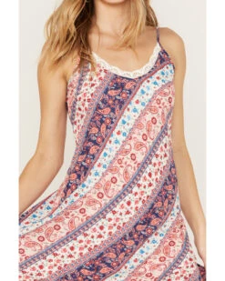 Wild Moss Women's Multi Print Hanky Hem Midi Dress -Velora Studio Shop 2000387400 900 P3