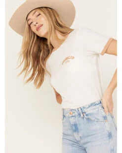 Wrangler Women's Sun Graphic Ringer Tee -Velora Studio Shop 2000388125 103 P4