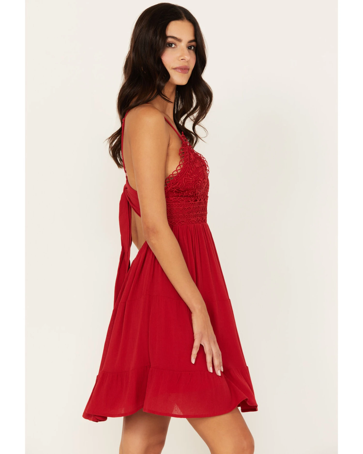 Tempted Women's Crochet Top Sundress 2 Tempted Women's Crochet Top Sundress - Image 2