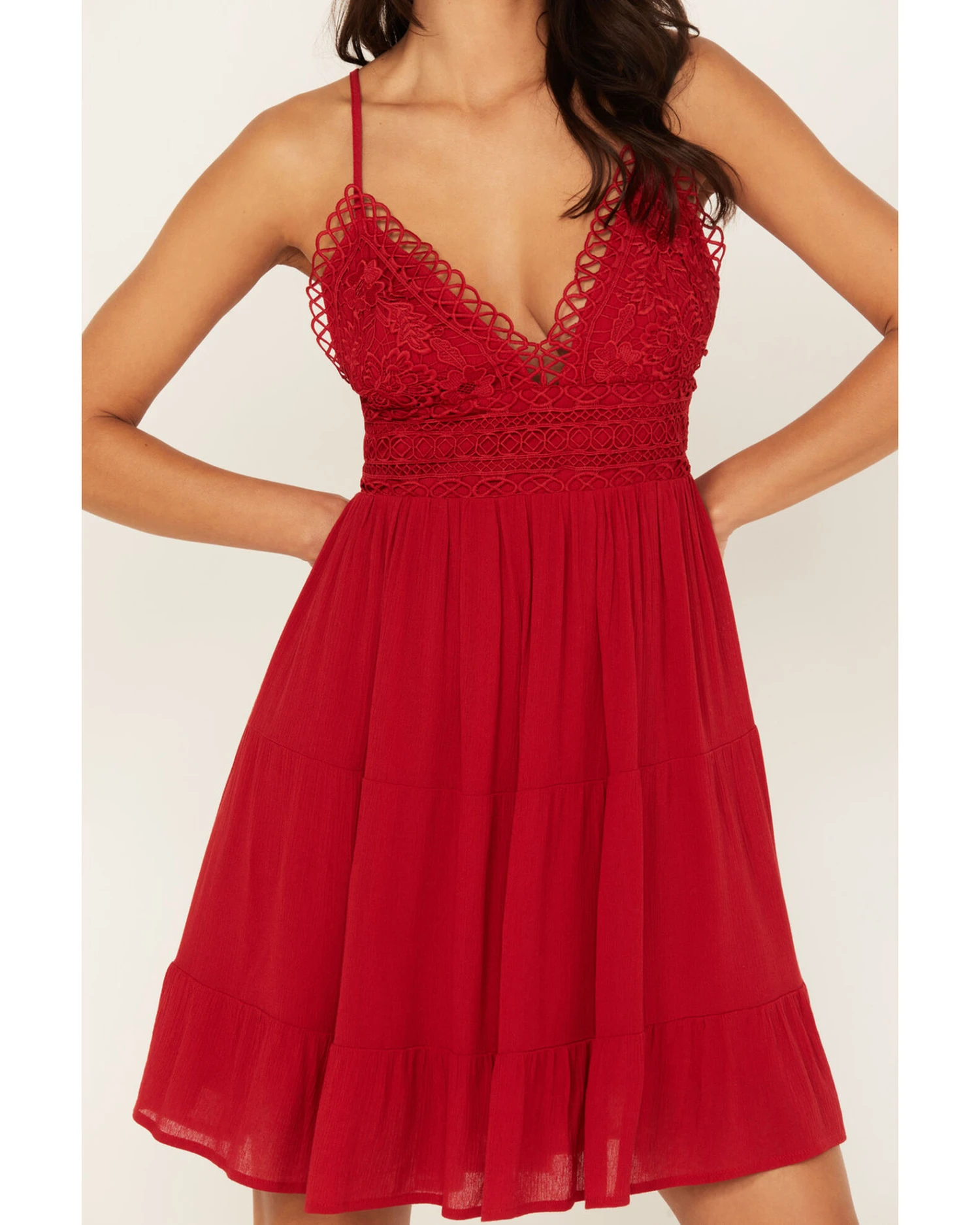 Tempted Women's Crochet Top Sundress 3 Tempted Women's Crochet Top Sundress - Image 3