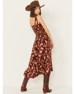 Cotton & Rye Women's Floral Print Sleeveless Midi Dress -Velora Studio Shop 2000388423 220 P4