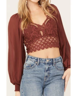 Flying Tomato Women's Forever Exquisite Woven Top -Velora Studio Shop 2000388704 200 P3