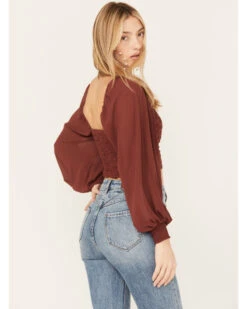 Flying Tomato Women's Forever Exquisite Woven Top -Velora Studio Shop 2000388704 200 P4