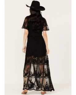 Shyanne Women's Floral Lace Split Leg Maxi Dress -Velora Studio Shop 2000389088 001 P4