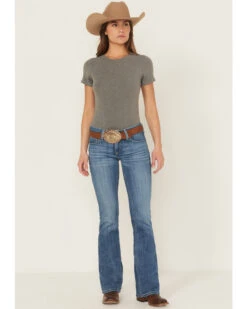 Ariat Women's R.E.A.L Mid Rise Patricia Stretch Main Bootcut Jeans 