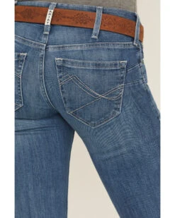 Ariat Women's R.E.A.L Mid Rise Patricia Stretch Main Bootcut Jeans  -Velora Studio Shop 2000391047 400 P4