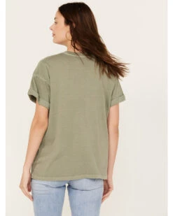 Girl Dangerous Women's Horseshoe Rose Boyfriend Graphic Tee -Velora Studio Shop 2000391106 300 P4