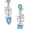 Montana Silversmiths Women's Mystic Falls Opal Crystal Earrings