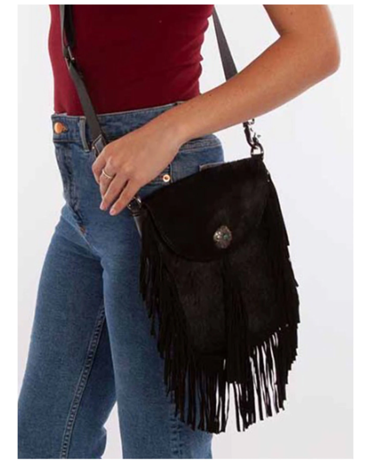 Scully Women's Fringe Crossbody 2 Scully Women's Fringe Crossbody - Image 2