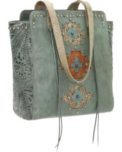 American West Navajo Soul Zip Top Tote