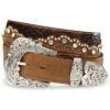 Tony Lama Kaitlyn Crystal Leather Western Belt