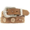 Ariat Women's Floral Rhinestone Concho Belt