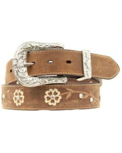Ariat Women's Floral Rhinestone Concho Belt