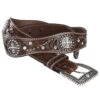 Ariat Scalloped Hand Tooled & Embellished Western Belt